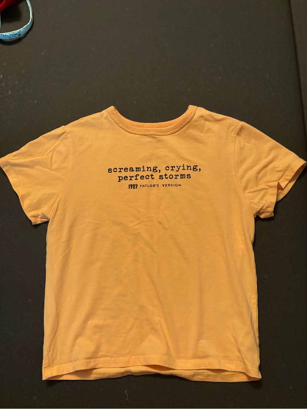 Taylor Swift Yellow Graphic Short Sleeve Tee